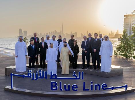 Article image of Mohammed bin Rashid lays foundation stone for Dubai Metro Blue Line