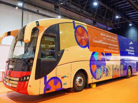 an image of RTA&rsquo;s Customer Happiness Centre on wheels for Senior Emiratis & People of Determination