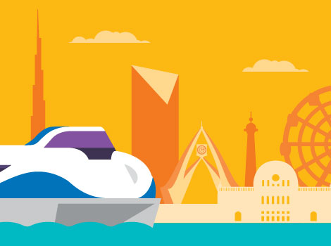 an image of Save time and make the sea your fastest route between Dubai and Sharjah.