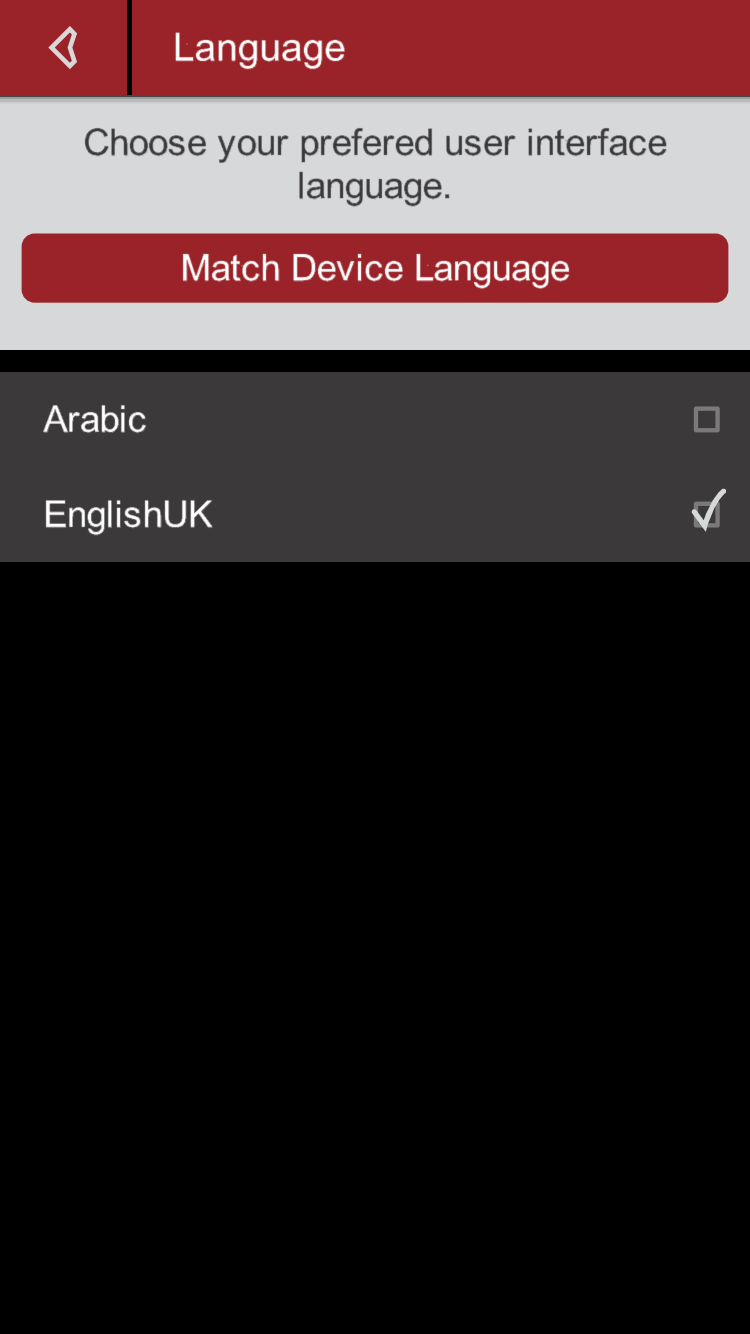 Smart Drive App Language
