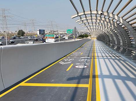 Image for Completion of 13 Cycling Tracks Across Dubai
