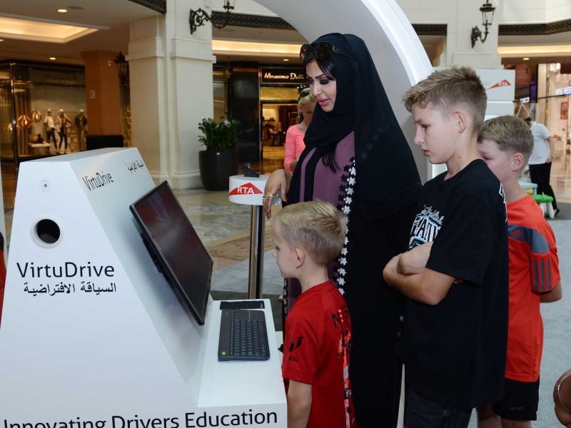 RTA gallery item of RTA launches GCC Traffic Week at Mall of the Emirates 