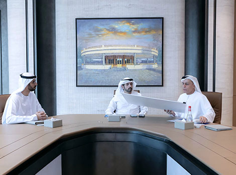 Article image of Hamdan bin Mohammed Reviews Infrastructure and Mobility Projects