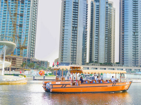 an image of Experience Dubai Marina from the water